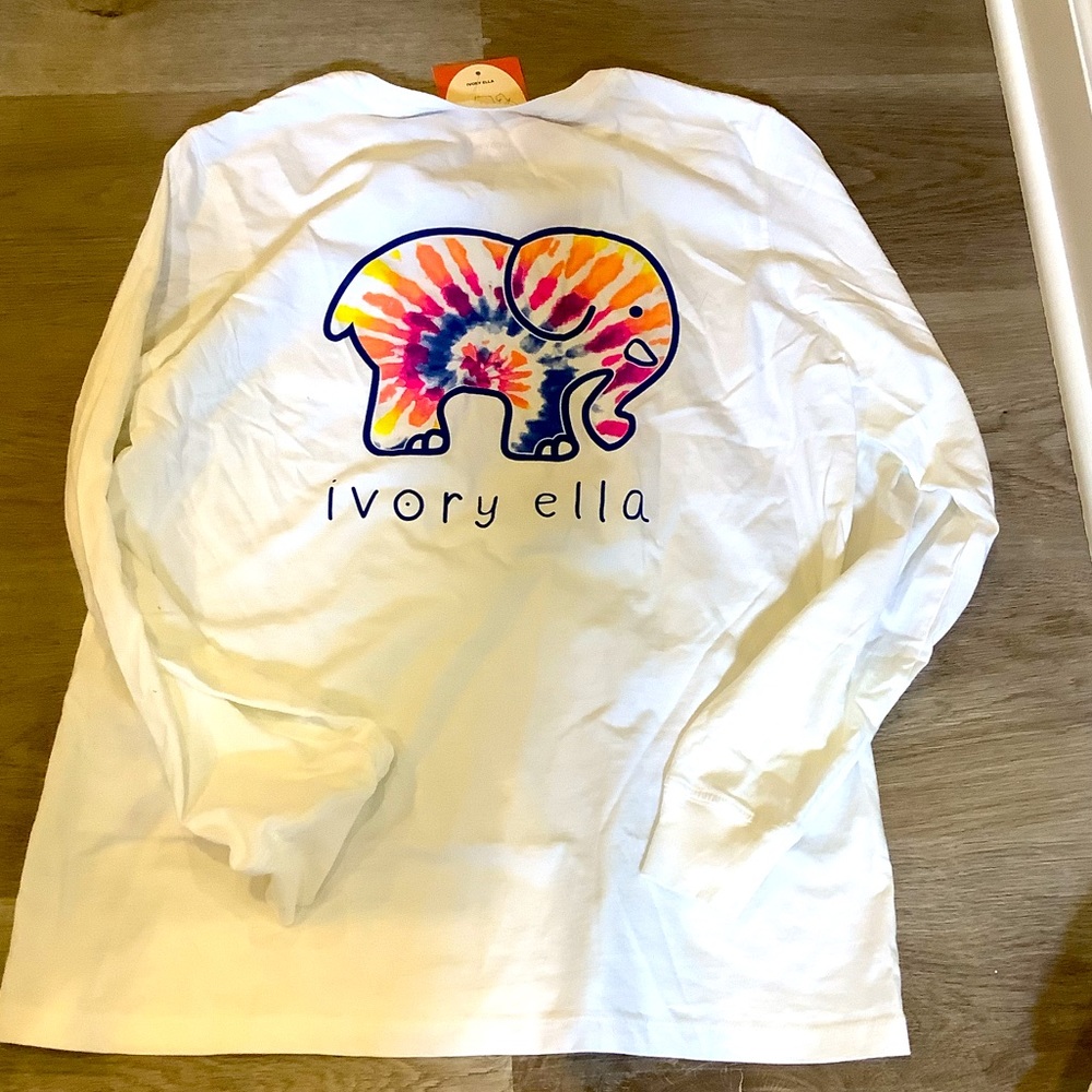 Ivory Ella Tie Dye Long Sleeve Tee